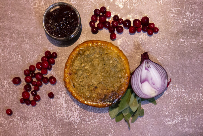 Chicken, Pork & Sage & Onion Pie