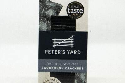Rye & Charcoal Sourdough Crackers
